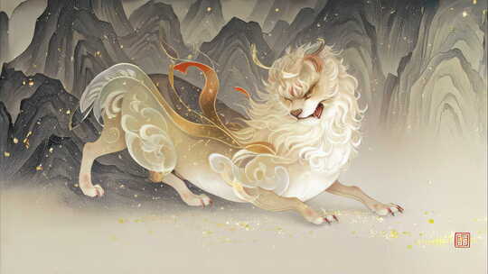 山海经神兽工笔插画系列合集4K