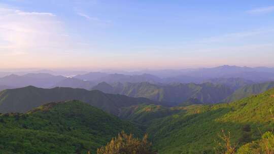 杭州临安大明山牵牛岗群山风景