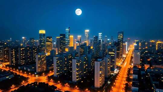 万家灯火过年小区团圆团聚居民楼春节夜晚