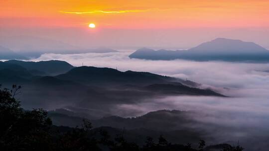 日出日落云起云卷云舒风景视频合集