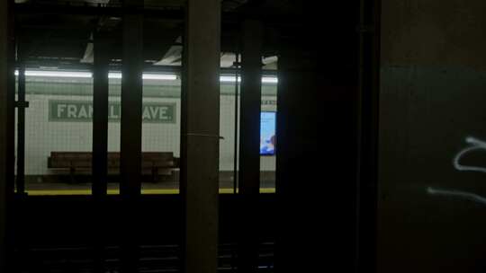地铁，安德格兰德车站，纽约，站台