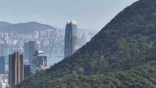 香港清晨航拍