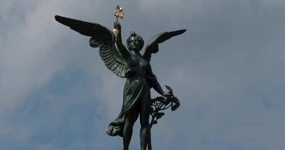 天使雕像的延时