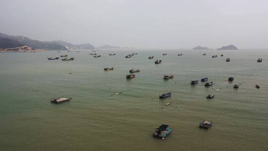 原创 福建宁德霞浦沙滩海岸线自然风光航拍