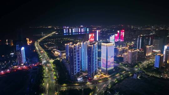 胶南夜景亮化西海岸夜景