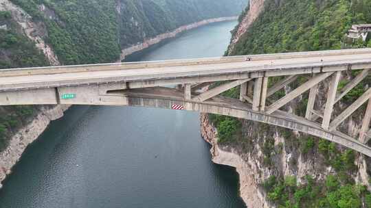 贵州乌江江界河桥航拍
