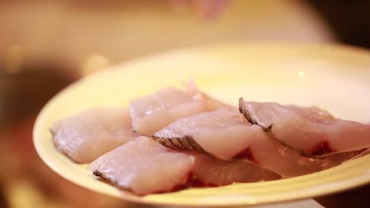 腌制鱼肉鱼块 (5)视频素材模板下载