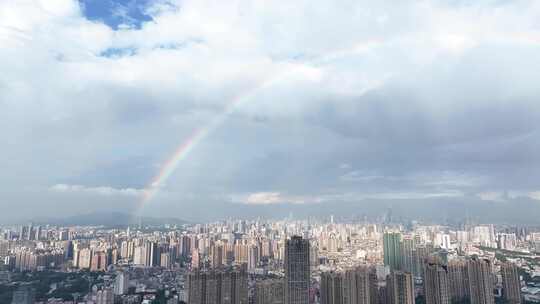 中国广东省广州市城区彩虹