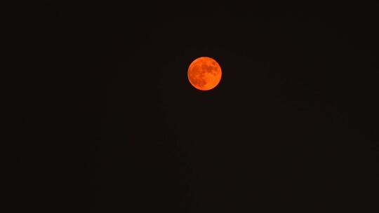 红色月亮 红月亮 超级月亮视频素材模板下载