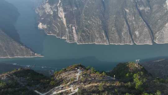 长江三峡巫峡红叶