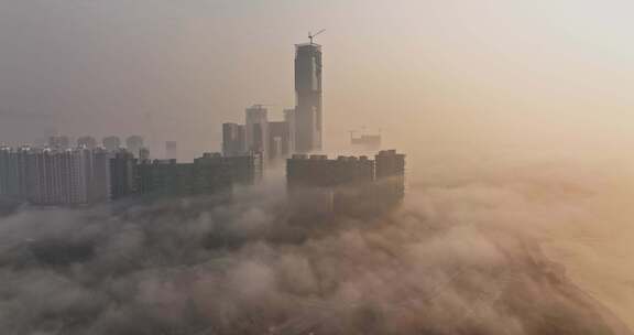 深圳超级总部罕见唯美云海