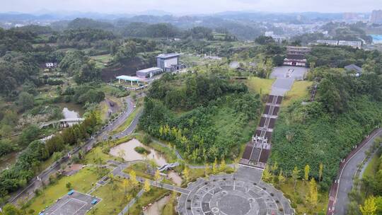 实拍旅拍古寺苔癣细雨屋檐滴水拍打岩石朝圣