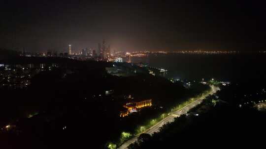 烟台海边夜景