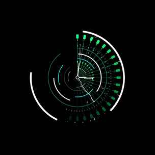 未来科技时间钟表特效圆盘时钟倒计时素材