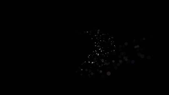 黑色背景粒子特效