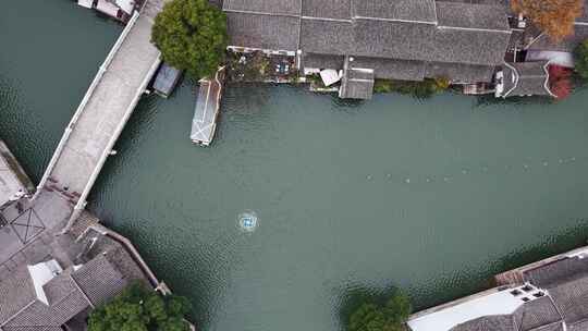 浙江湖州衣裳街历史文化街区航拍