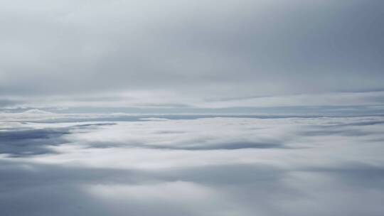 云层上空的风景视频素材模板下载