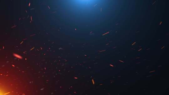 粒子火花飞舞背景视频素材模板下载