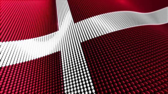 丹麦运动粒子旗