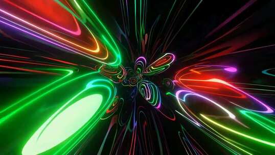 彩色线条光影背景素材