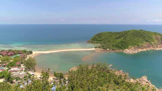 海边城镇的风景