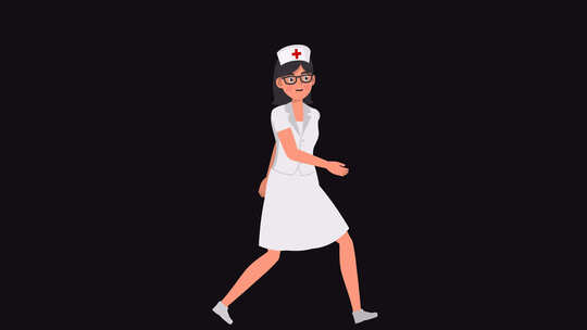 护士女性角色动画包