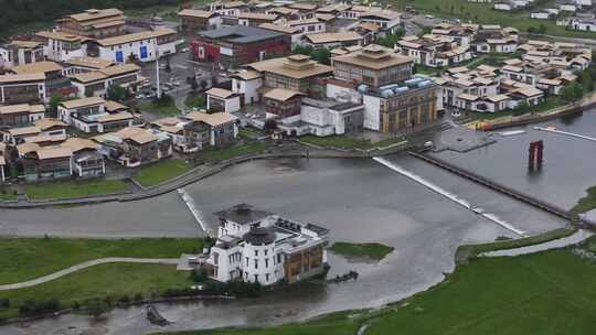 鲁朗国际旅游小镇航拍