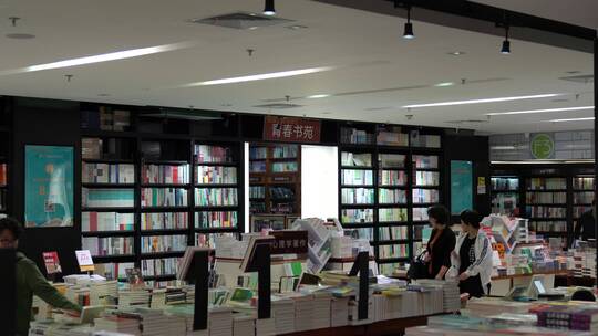 书店 深圳书店 知识 教育 课本 书本 阅读视频素材模板下载