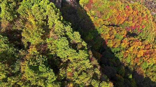 陕西省铜川市溪山胜境景区航拍4k素材