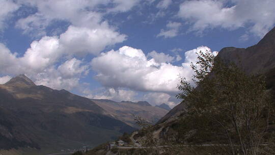 山脉天际线景观视频素材模板下载
