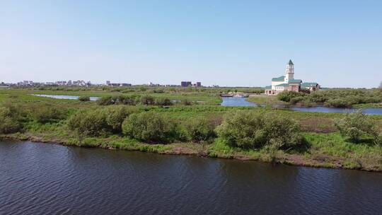 松花江同江湿地