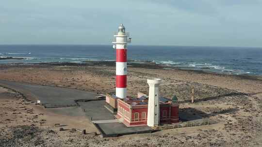 灯塔，富埃特文图拉，海洋，海