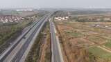 高速公路乡村田野航拍全景高清在线视频素材下载