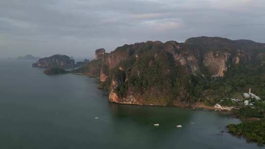 鸟瞰香港岛，安达曼海，甲米泰国