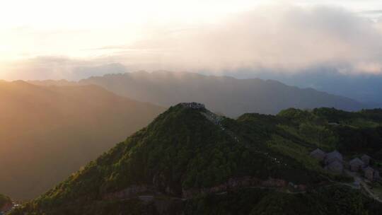 湖南郴州回龙山航拍