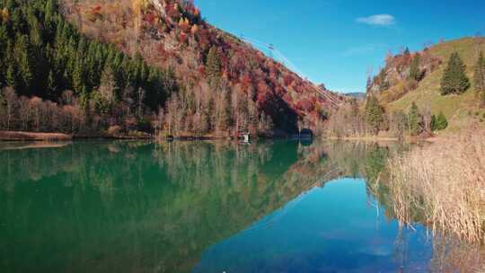 Klammsee， Lake，秋天，奥地