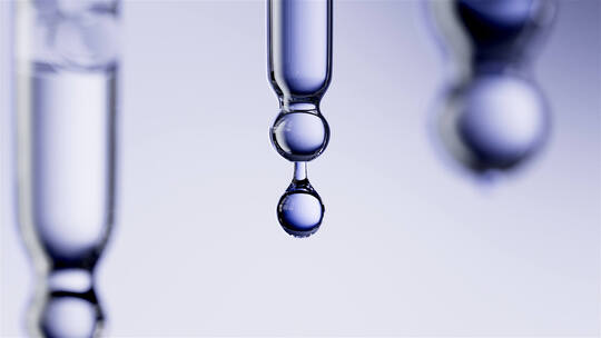 医疗试管萃取实验室细胞仪器美妆精华水滴