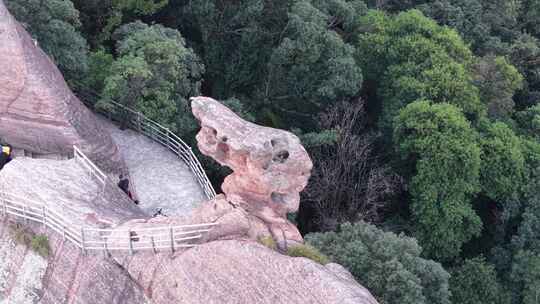 江西上饶龟峰景区航拍