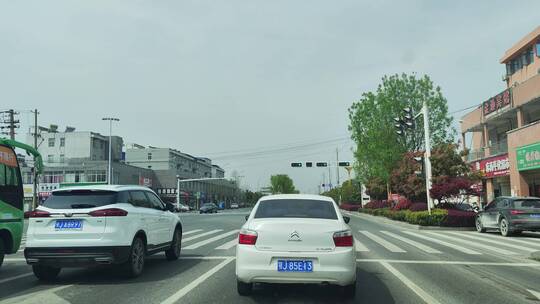 公路交通路边风景实拍