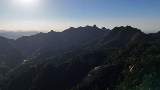 秋天大山公里航拍