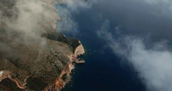 悬崖，海，海洋，海岸