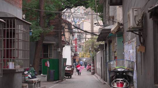 长沙城市生活老城区居民区