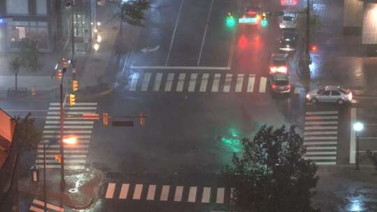 城市夜景城市交通视频素材模板下载