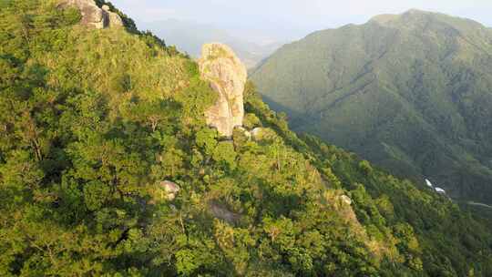 航拍大山森林