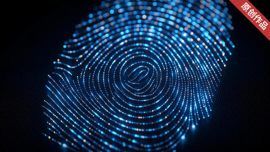 指纹识别 科技密码 安全认证 身份验证高清在线视频素材下载