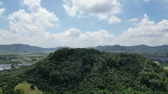 广东省深圳市光明区光明科学公园航拍