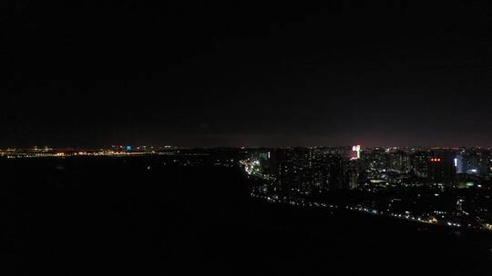 泉州洛江区夜景惠安洛阳江大桥夜景城市夜景