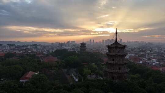 福建泉州开元寺古城城市宣传片航拍