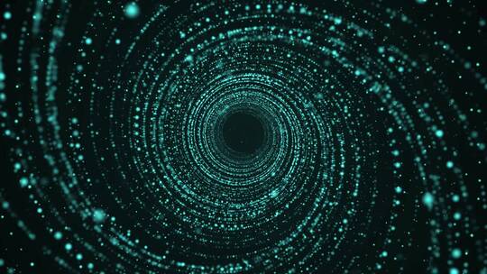 青色科技感穿梭背景视频