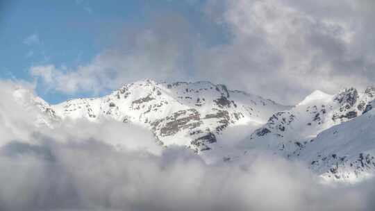 雪山云海延时